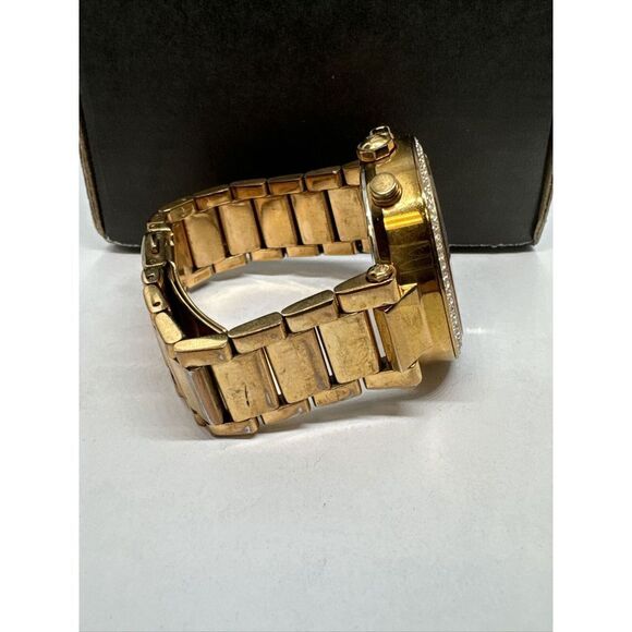 Michael Kors Parker MK5491 Women\'s Gold Stainless Steel Analog Dial Watch JNA204